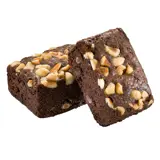 Brownie m/hasselnødder