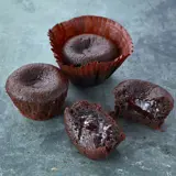 Mini chokolade soufflé